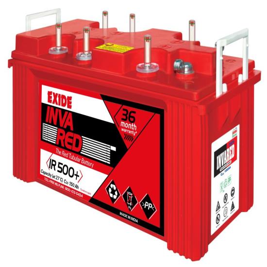 Exide Invared Ir500 Tubular 150Ah Battery Buy Exide Invared